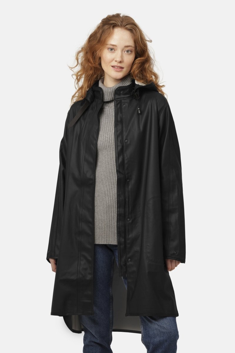 Regenjas RAIN71 | Black | Raincoat | Ilse Jacobsen