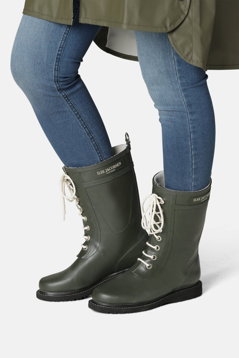 Regenlaarzen 3/4 RUB15 | Army | Rubber Boots | Ilse Jacobsen
