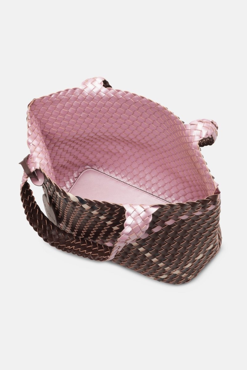 Reversible Tote Bag BAG06D | Ebony Rosy Pink | Bag | Ilse Jacobsen