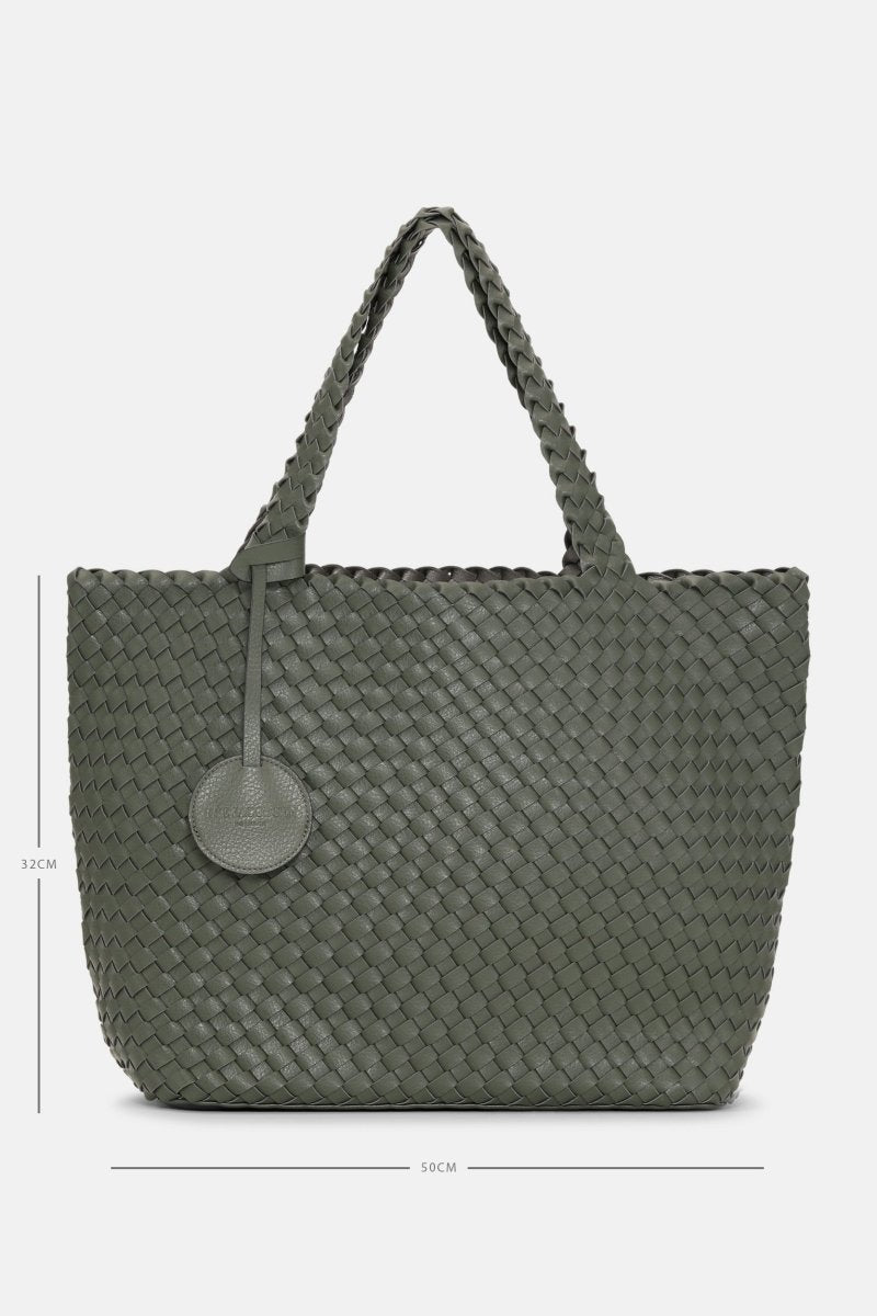 Reversible Tote Bag BAG08 M | Army Metal | Bag | Ilse Jacobsen