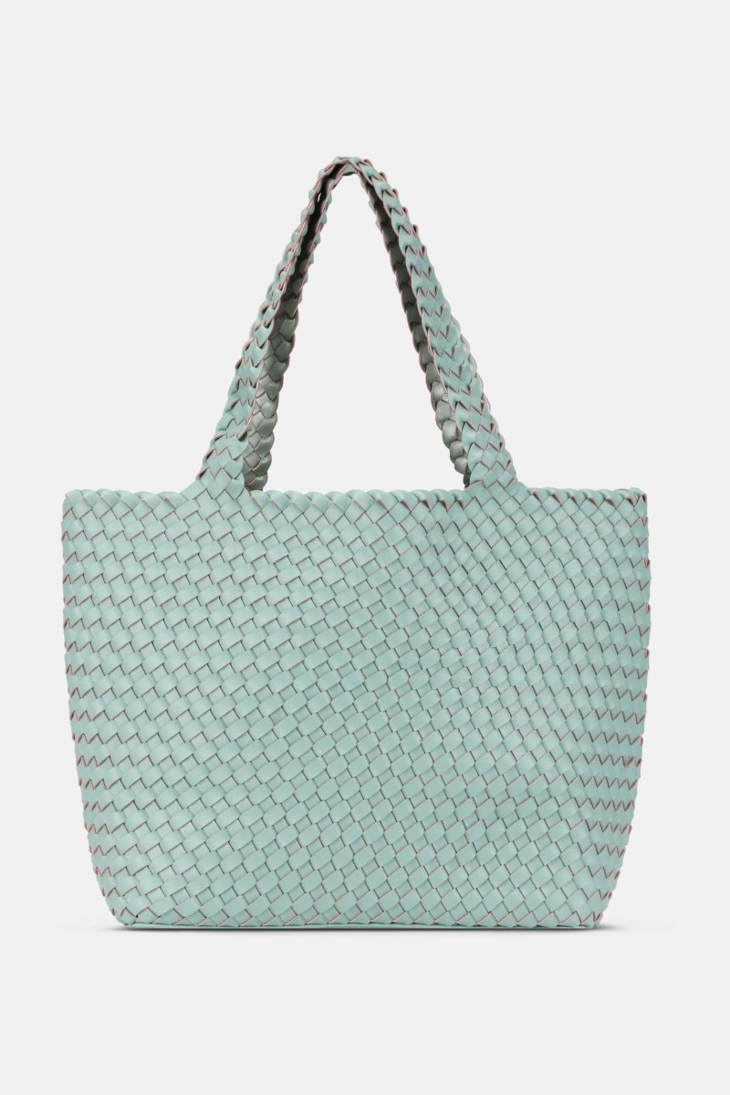 Reversible Tote bag BAG08 M | Beach Glass Metallic Mint | Bag | Ilse Jacobsen