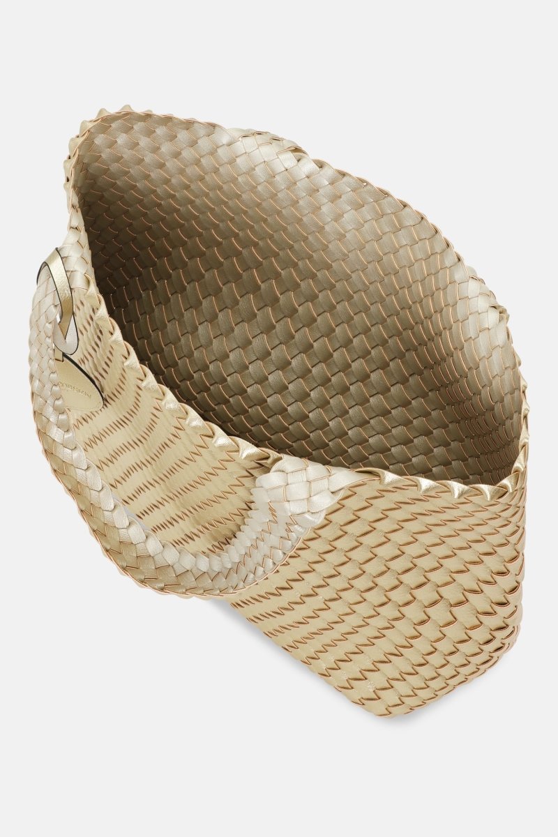 Reversible Tote bag BAG08 M | Platin Silver | Bag | Ilse Jacobsen