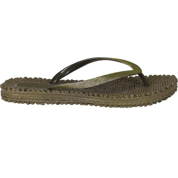 Slippers met glitter CHEERFUL01 | Army | Flip Flop | Ilse Jacobsen