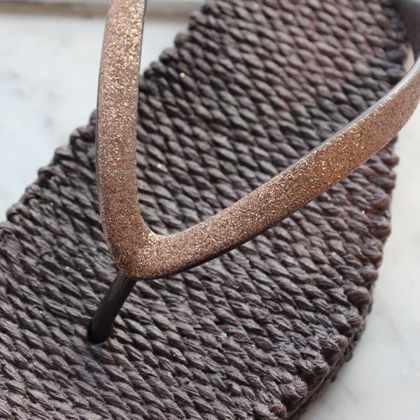 Slippers met glitter CHEERFUL01 | Prune | Flip Flop | Ilse Jacobsen