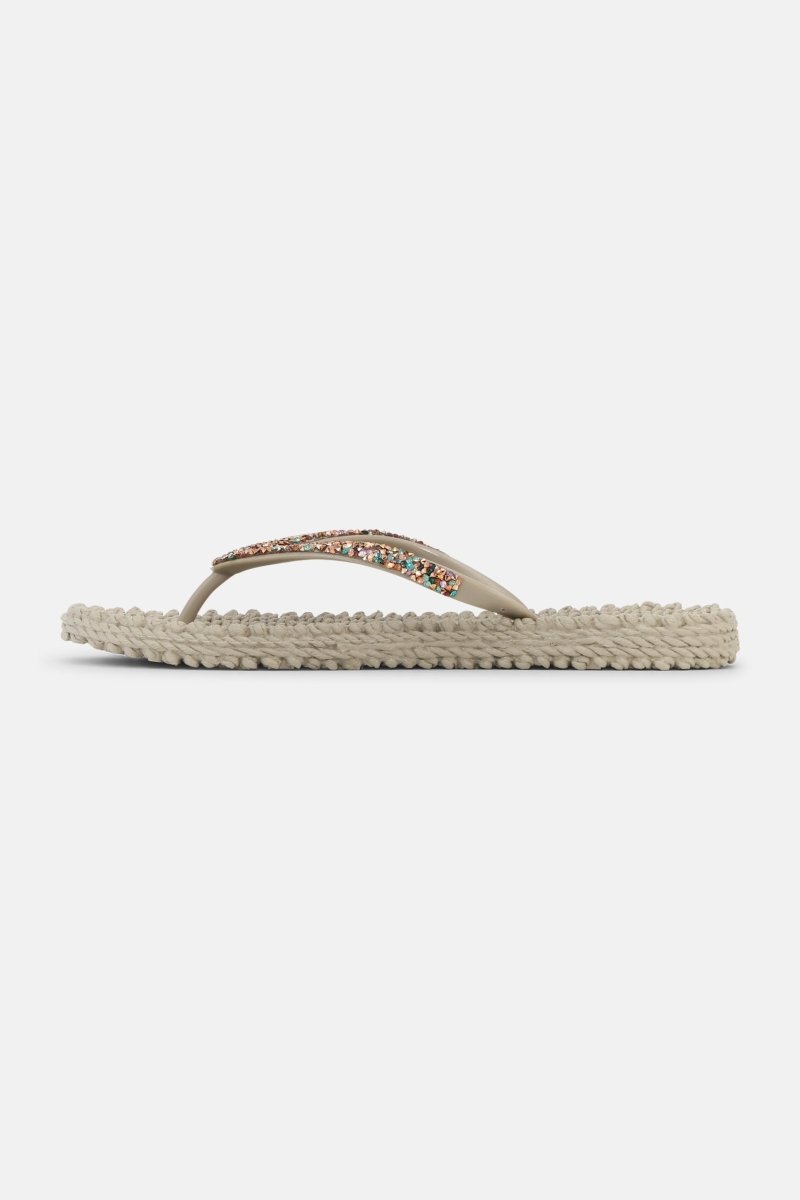 Slippers met multi kleur strass steen CHEERFUL03M | Atmosphere | Shoes | Ilse Jacobsen