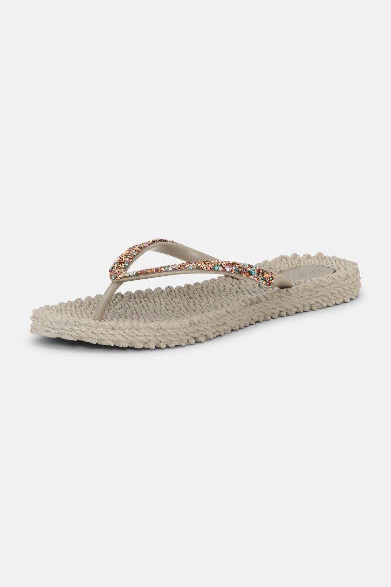 Slippers met multi kleur strass steen CHEERFUL03M | Atmosphere | Shoes | Ilse Jacobsen