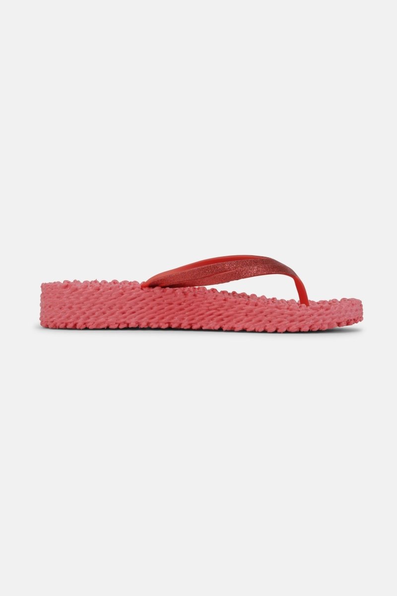 Slippers met lichte plateauzool CHEERFUL13 | Raspberry | Flip Flop | Ilse Jacobsen