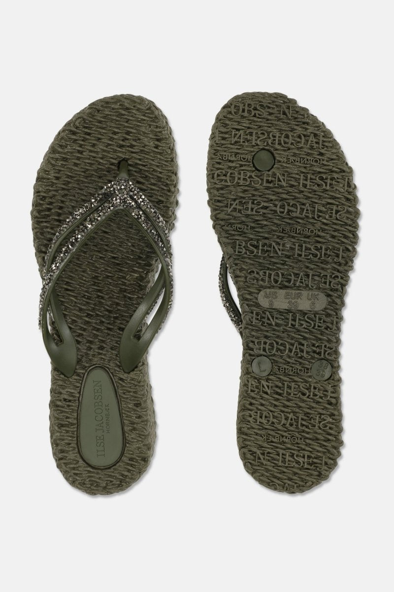 Slippers met lichte plateauzool CHEERFUL15 | Army | Flip Flop | Ilse Jacobsen