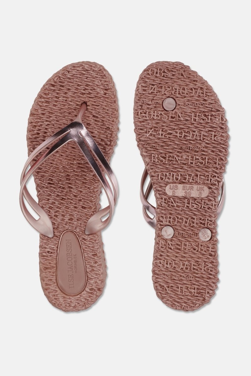 Slippers Op Platformzool CHEERFUL08M | Rose Gold | Flip Flop | Ilse Jacobsen