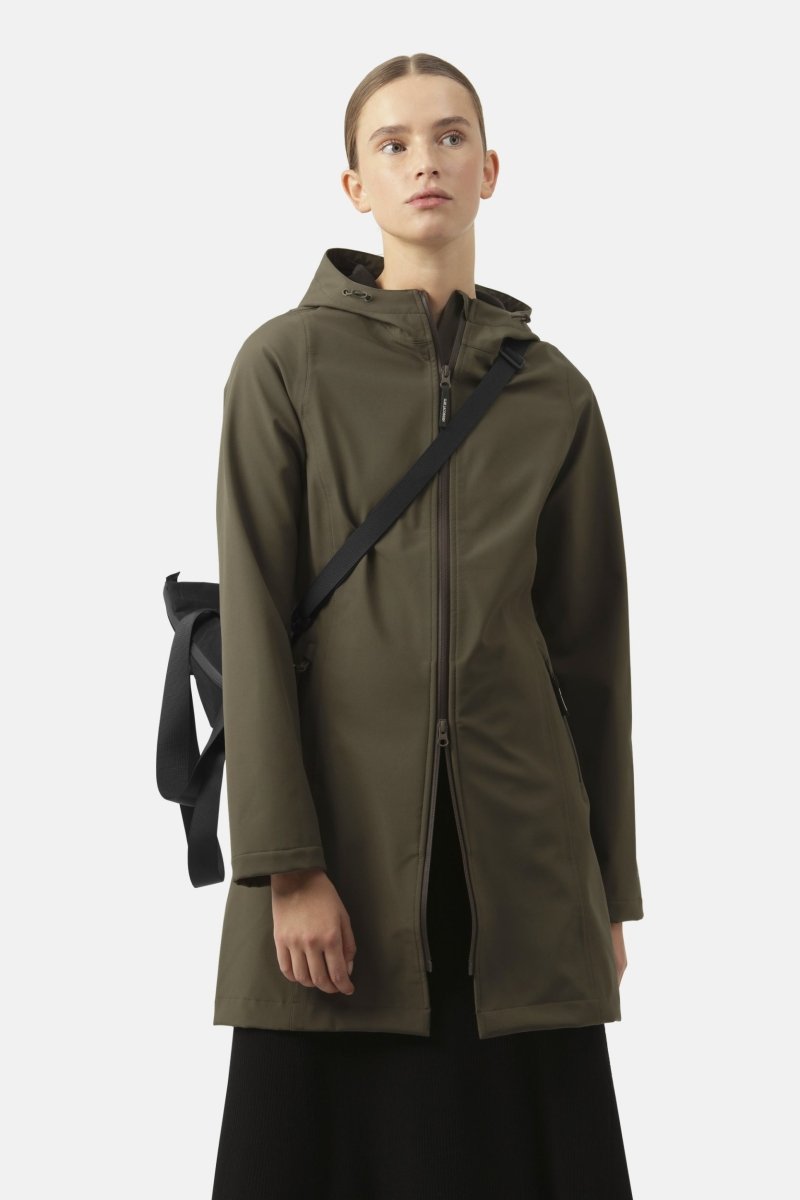 Softshell Regenjas DAYBREAK01 | Army | Raincoat | Ilse Jacobsen