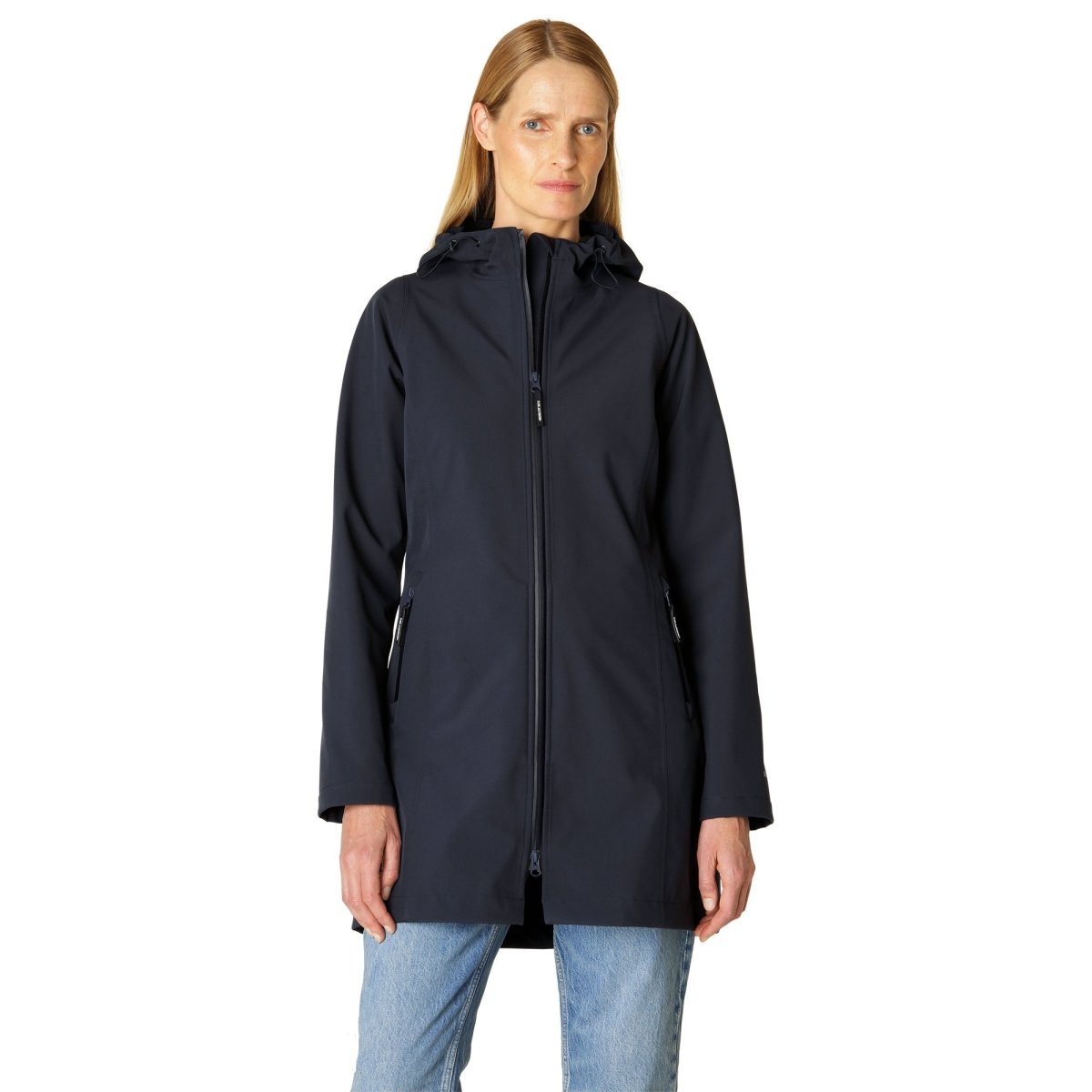 Softshell Regenjas DAYBREAK01 | Dark Indigo | Raincoat | Ilse Jacobsen