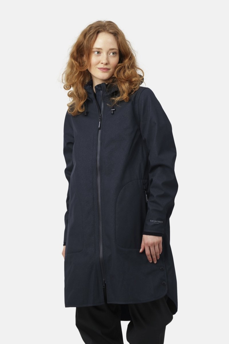 Softshell regenjas RAIN128 | Dark Indigo | Raincoat | Ilse Jacobsen