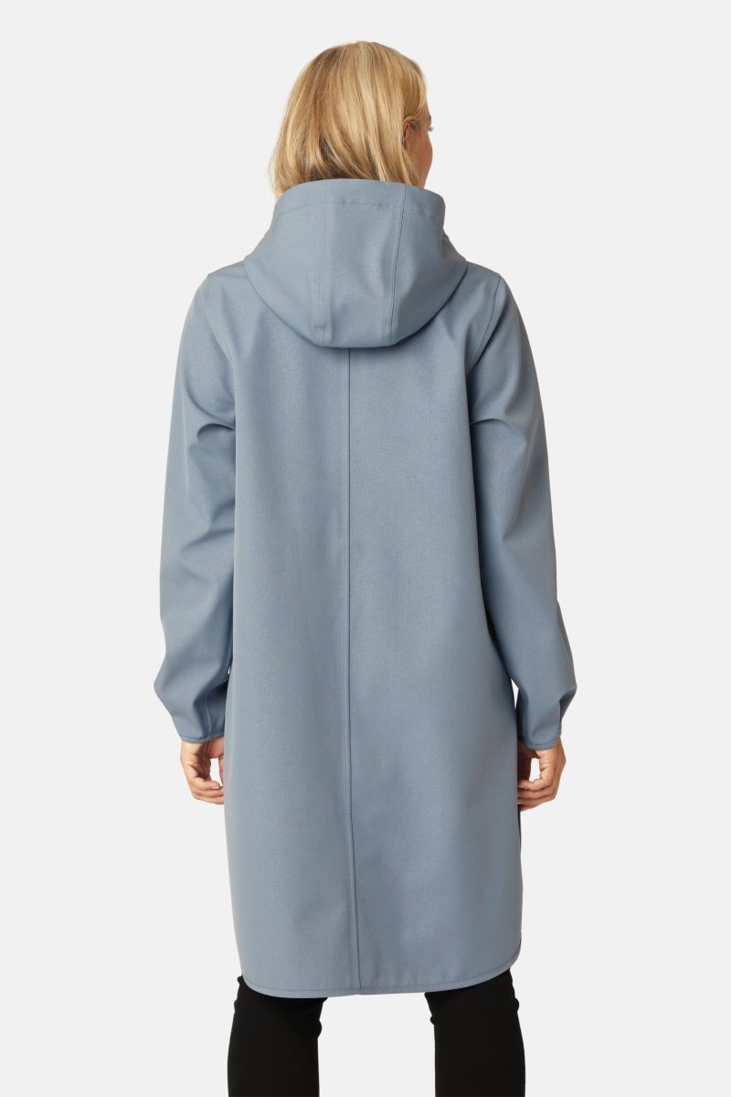 Softshell regenjas RAIN128 | Grey Blue | Raincoat | Ilse Jacobsen