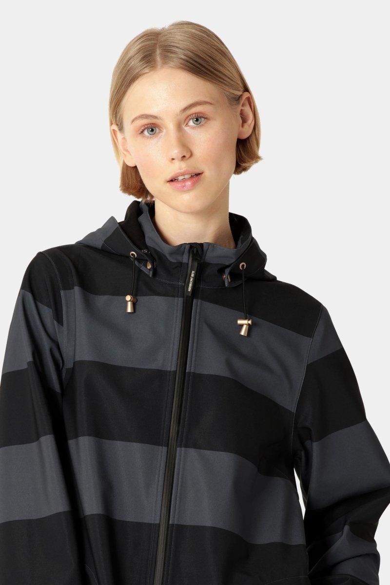 Softshell Regenjas RAIN128ST | Ombre Blue | Jacket | Ilse Jacobsen