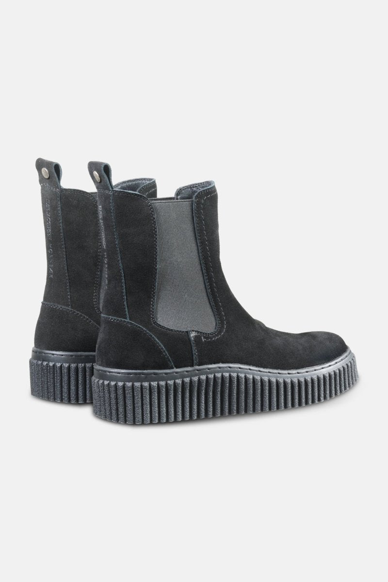 Suède chelsea boots CALIRA06 | Black Black | Shoes | Ilse Jacobsen