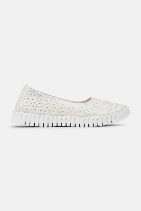 Tulip Ballerina TULIP3578 | White White | Shoes | Ilse Jacobsen