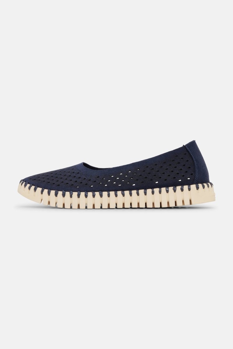 Tulip Ballerina TULIP3579 | Dark Indigo Pearled Ivory | Shoes | Ilse Jacobsen