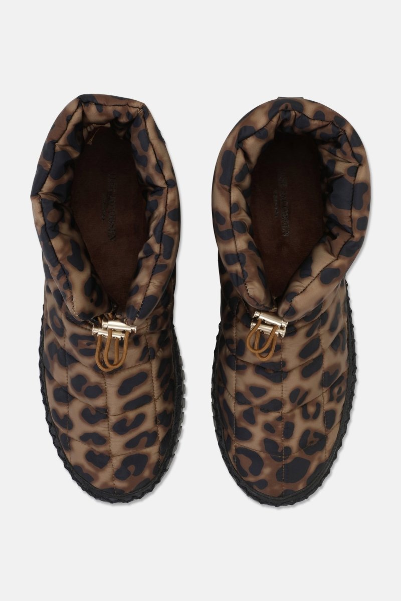 Tulip Gewatteerde Enkelboots TULIP6082 | Brown Panthera Print Black | Shoes | Ilse Jacobsen