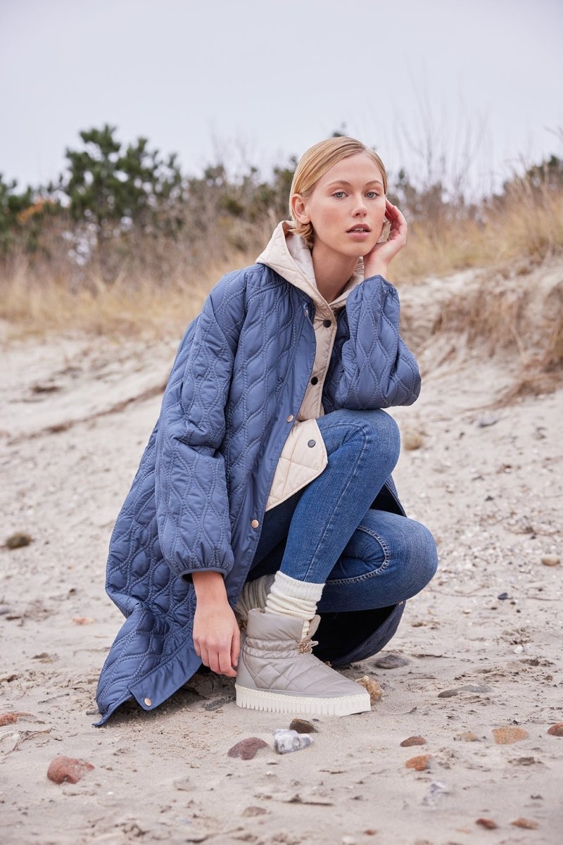 Tulip Gewatteerde Enkelboots TULIP6082 | Wheat Pearled Ivory | Shoes | Ilse Jacobsen