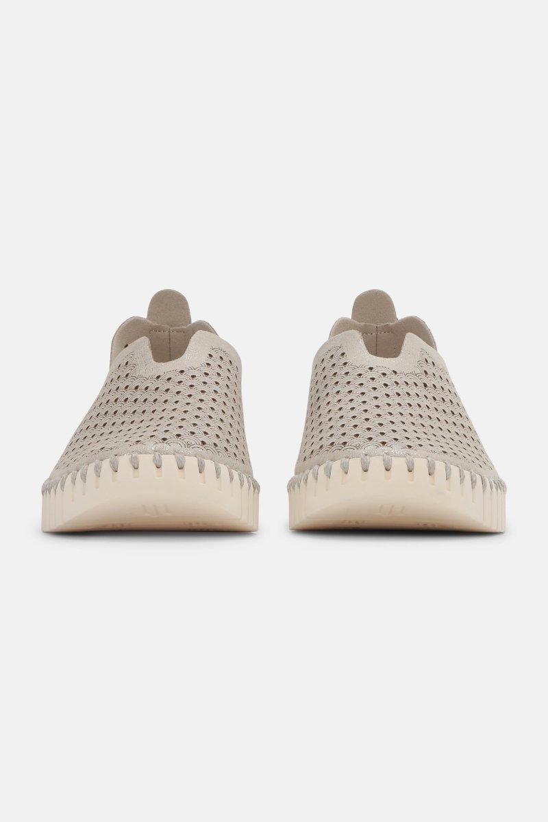 Tulip Instapper met glitter TULIP3223 | Silver Pearled Ivory | Shoes | Ilse Jacobsen