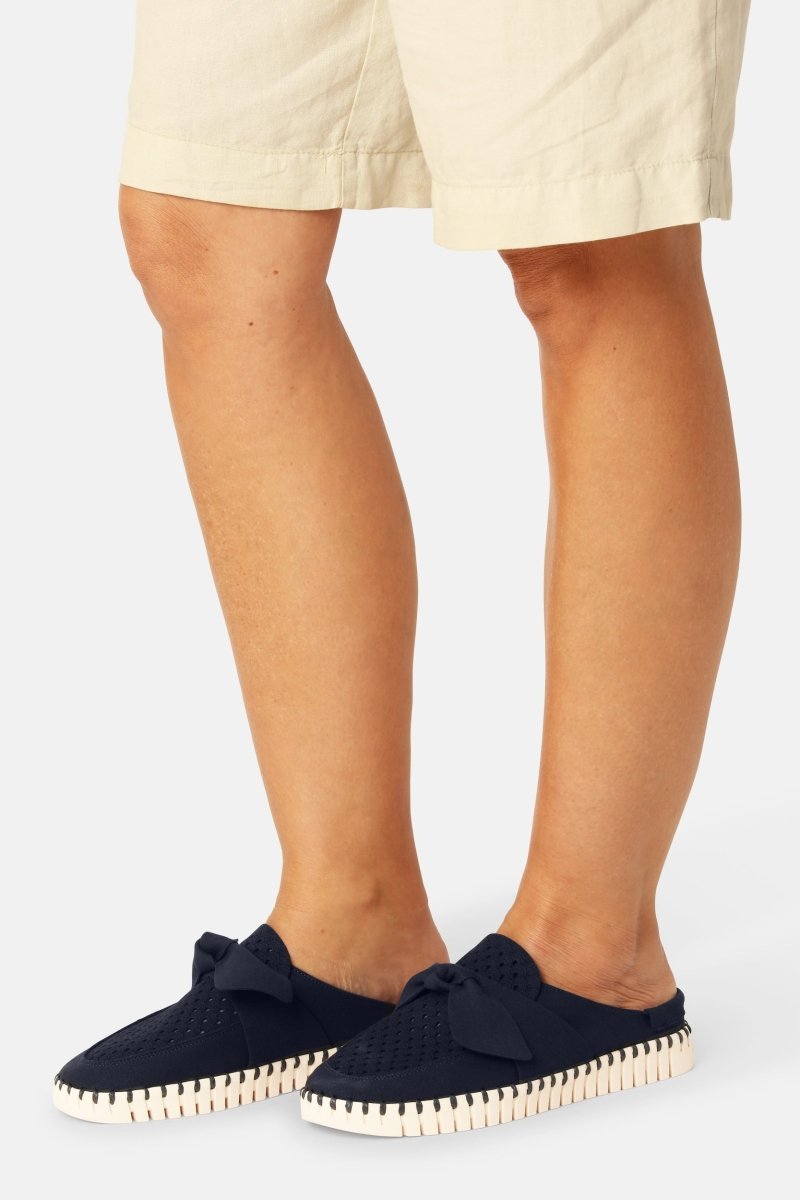 Tulip Instapper TULIP4088 | Dark Indigo Pearled Ivory | Shoes | Ilse Jacobsen