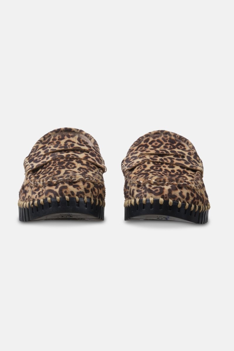 Tulip loafer met luipaardprint TULIP3222 | Animal Black | Shoes | Ilse Jacobsen
