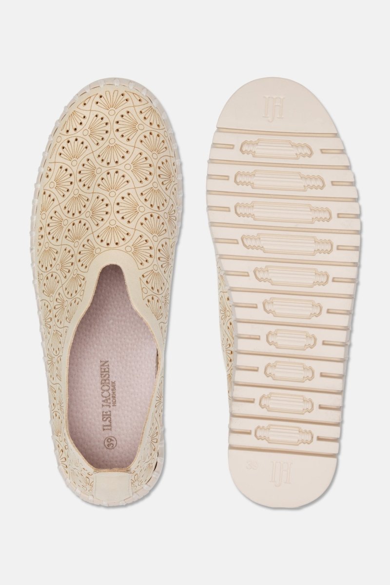 Tulip Organic Print Instapper TULIP3485 | Kit Pearled Ivory | Shoes | Ilse Jacobsen