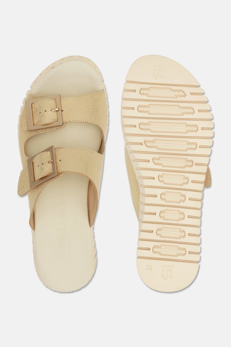 Tulip Verstelbare Sandal TULIP1039 | Platin Pearled Ivory | Shoes | Ilse Jacobsen