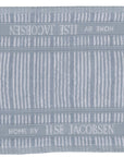 Gezichtshanddoek - Set van 4 stuks | Powder Blue Stripes | Bath Collection | Ilse Jacobsen