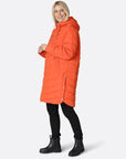 Winterjas PEPPY01 | Warm Orange | Coat | Ilse Jacobsen