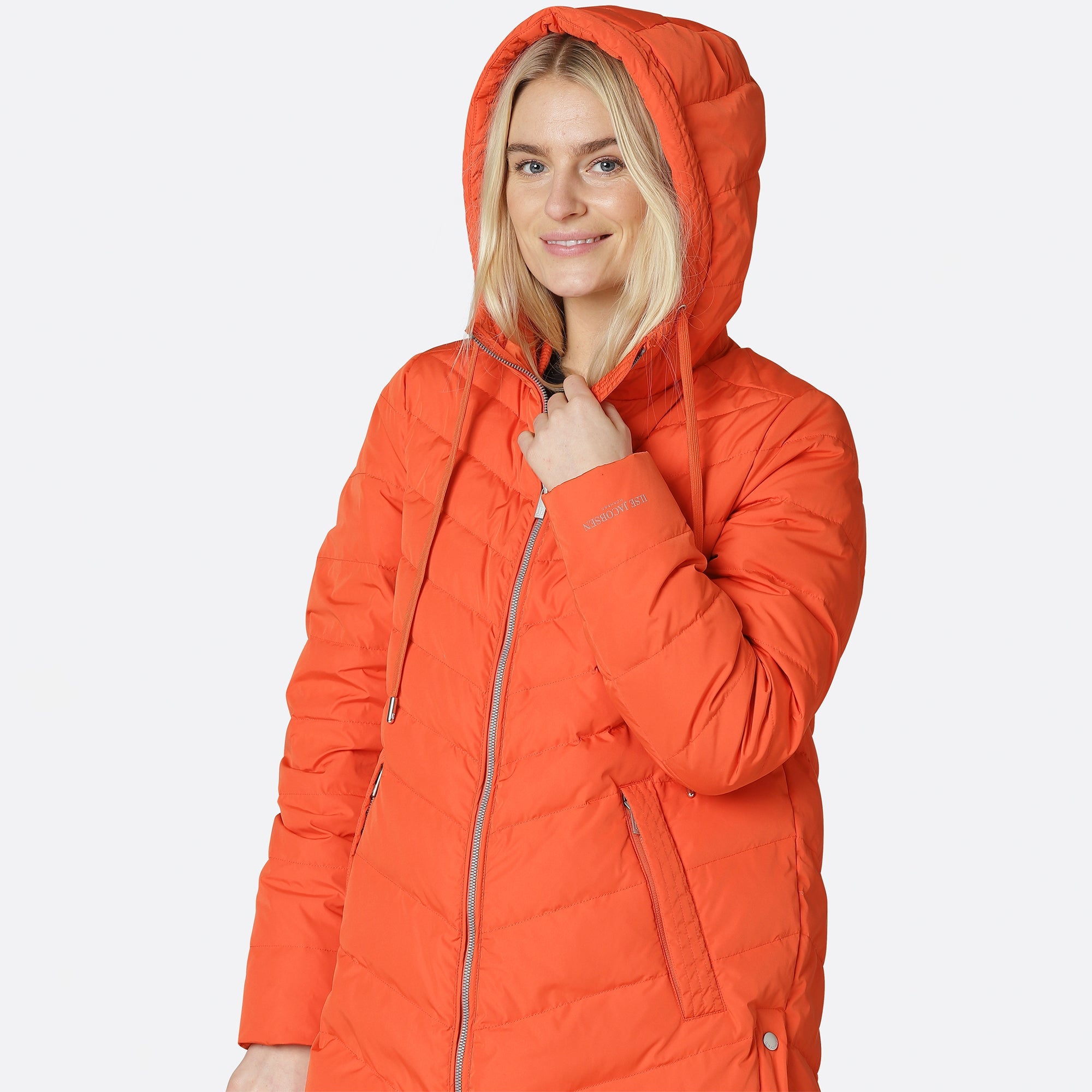 Winterjas PEPPY01 | Warm Orange | Coat | Ilse Jacobsen