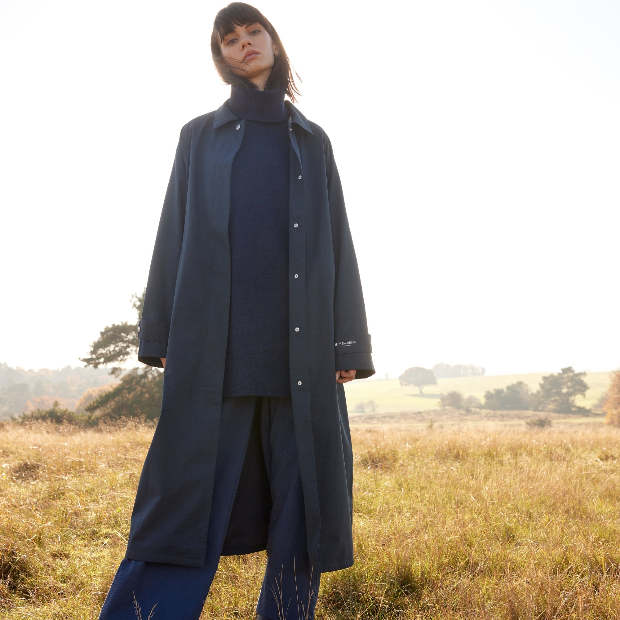 Regenjas RAIN203 | Dark Indigo | Raincoat | Ilse Jacobsen