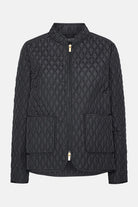 Korte Gewatteerde Jas ALLY07 | Dark Indigo | Jacket | Ilse Jacobsen