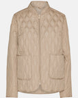 Korte Gewatteerde Jas AROS06 | Wheat | Jacket | Ilse Jacobsen