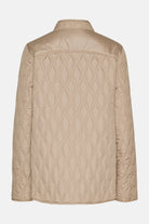 Korte Gewatteerde Jas AROS06 | Wheat | Jacket | Ilse Jacobsen