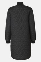 Gewatteerde jas ART06 | Black | Coat | Ilse Jacobsen