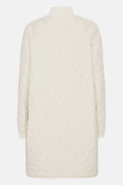 Gewatteerde jas ART06 | Bleached Sand | Coat | Ilse Jacobsen