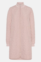 Gewatteerde jas ART06 | Pale Pink | Coat | Ilse Jacobsen