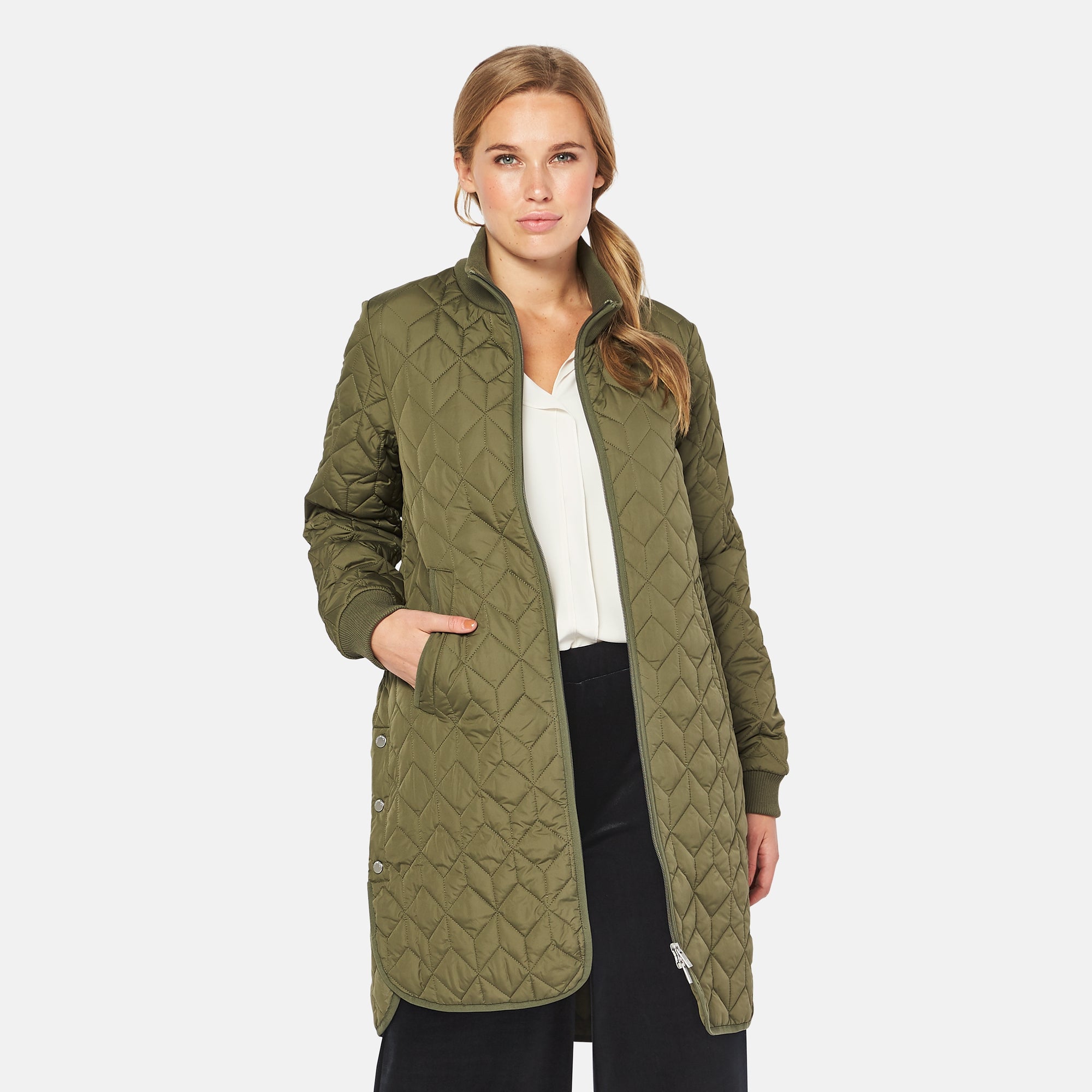Padded Quilt Coat ART06 - 410 Army | Army