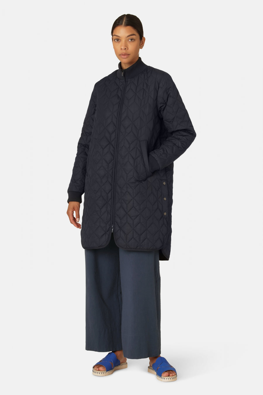 Gewatteerde jas ART06 - 660 Dark Indigo | Dark Indigo