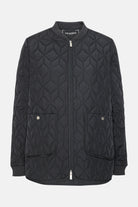 Gewatteerde Tussenjas ART45 | Dark Indigo | Jacket | Ilse Jacobsen