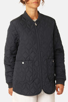 Gewatteerde Tussenjas ART45 | Dark Indigo | Jacket | Ilse Jacobsen