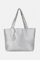 Reversible Tote bag BAG06C | Milk Cream Silver | Bag | Ilse Jacobsen
