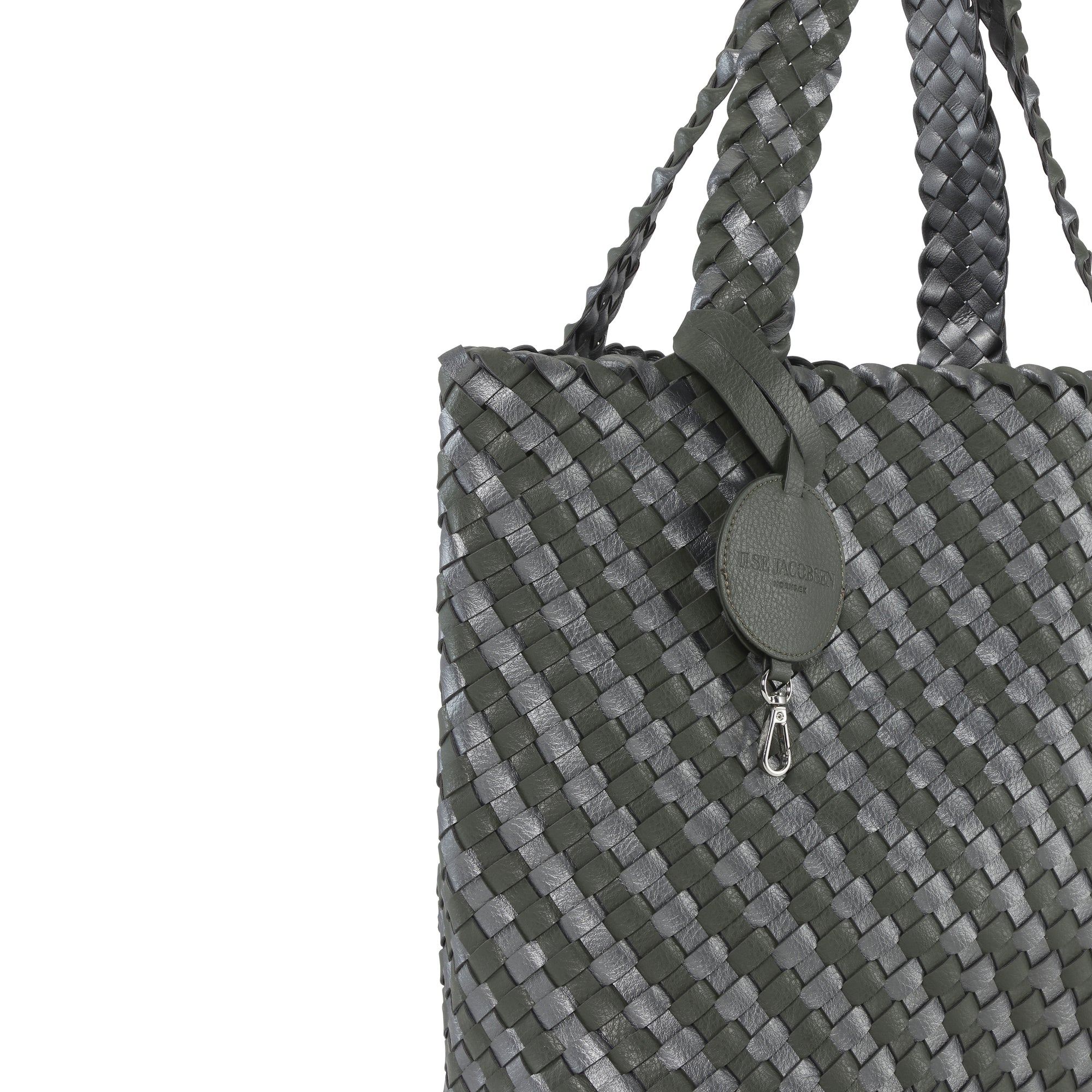 Reversible Tote bag BAG06C - 410718 Army Gun Metal | Army Metal | Bag | Ilse Jacobsen