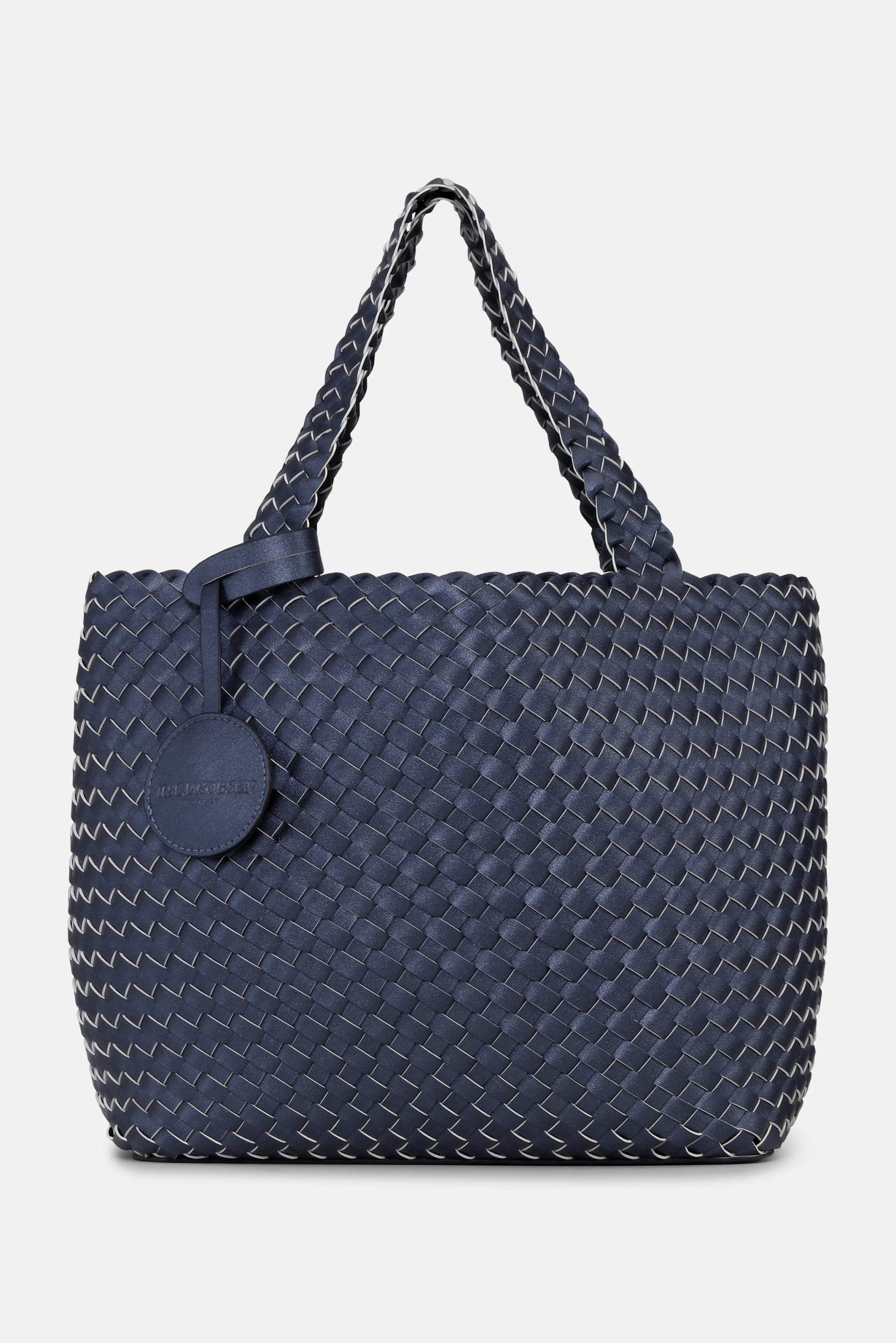 Reversible Tote Bag BAG06C - 604716 Ombre Blue Metallic | Ombre Blue Metallic Ombre Blue | Bag | Ilse Jacobsen