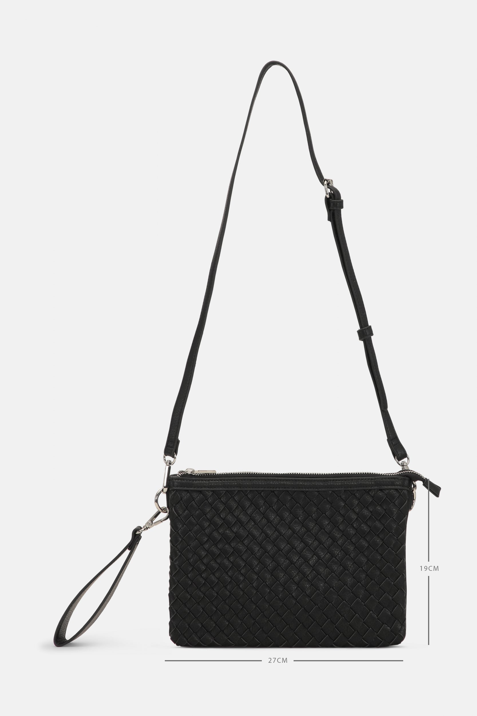 Crossbody Tas BAG08CB | Black | Bag | Ilse Jacobsen