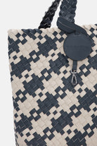 Reversible Tote Bag BAG08HOUNDSTOOTH | Ombre Blue Light Sand | Bag | Ilse Jacobsen