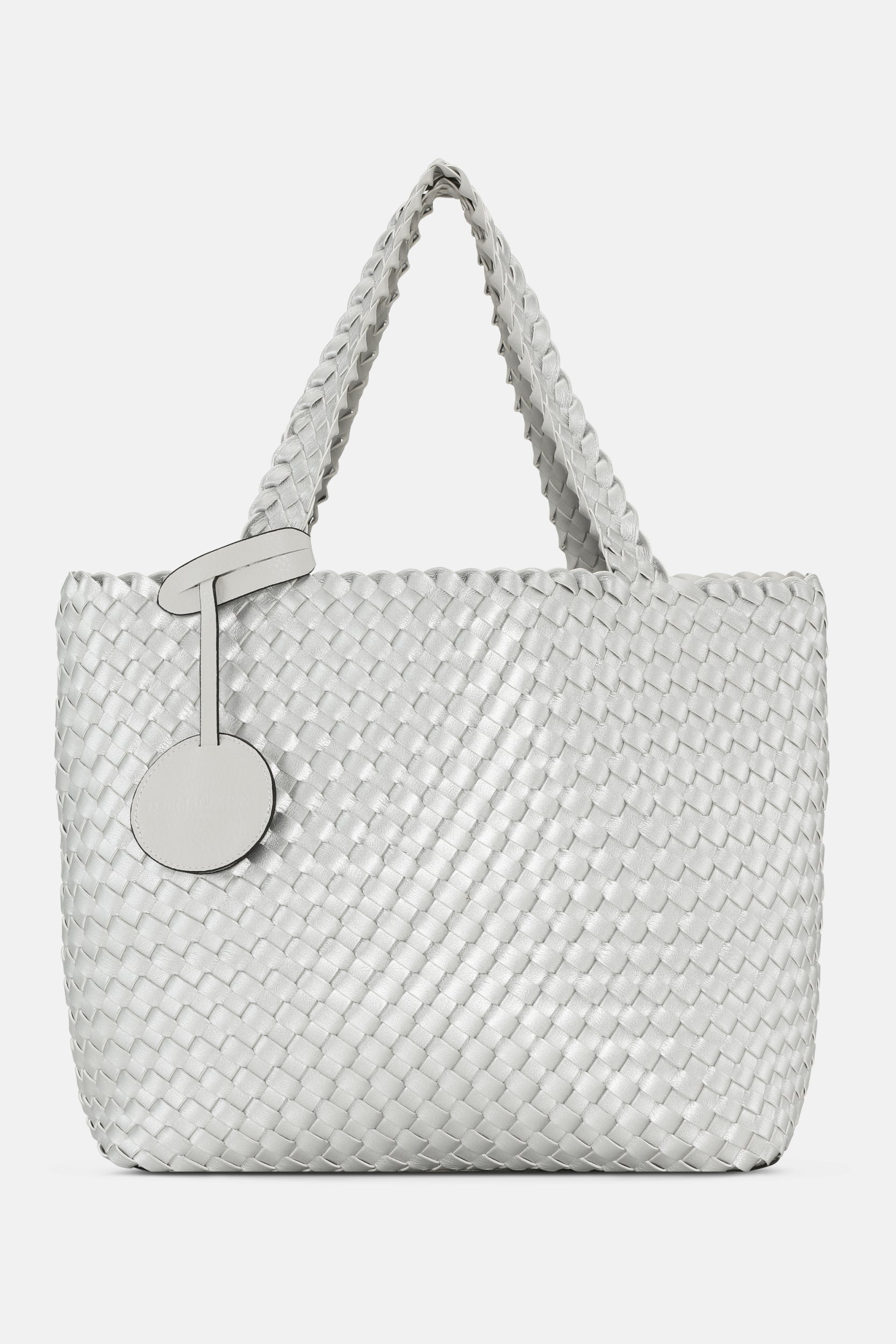 Reversible Tote Bag BAG08 M - 30710 Moonstruck Silver | Moonstruck Silver | Bag | Ilse Jacobsen