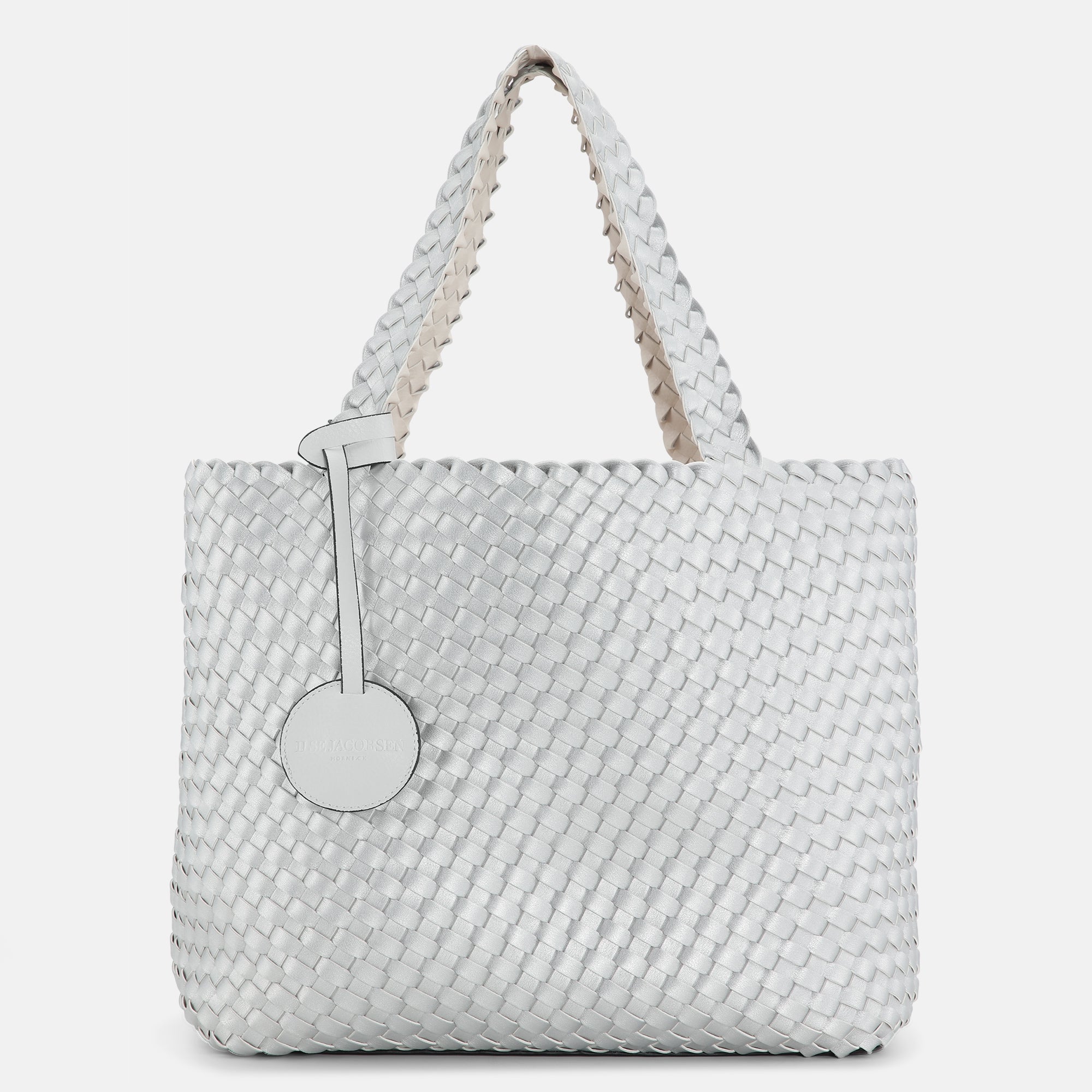 Tote Bag BAG08 - 104710 Egg White Silver | Egg White Silver