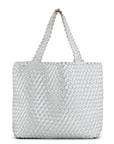 Tote Bag BAG08 - 104710 Egg White Silver | Egg White Silver